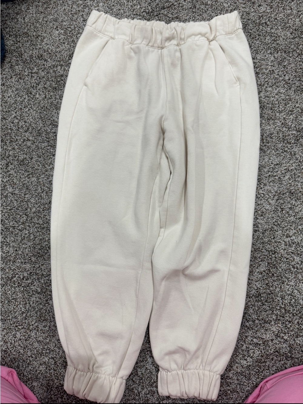 a new day Cream Cropped Jogger Pants